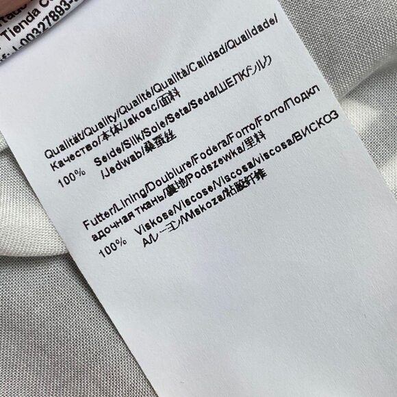 HUGO BOSS Veillana Silk Printed Handkerchief Hem Midi Skirt Size 8 - Picture 9 of 10